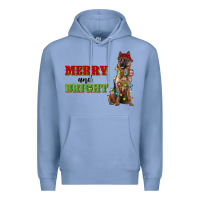 Colony Blue merry and bright german shepherd Premium Hoodie - RanaPortraitStore