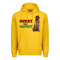 Lemon merry and bright german shepherd Premium Hoodie - RanaPortraitStore