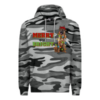 Slate Camo merry and bright german shepherd Premium Hoodie - RanaPortraitStore