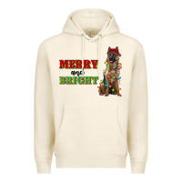 Tofu merry and bright german shepherd Premium Hoodie - RanaPortraitStore