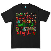 Black santa claus reindeer hallmark hot chocolate christ Premium Tee - FaDigitalArtStudio