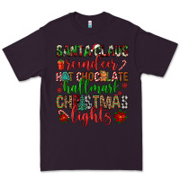 Plum santa claus reindeer hallmark hot chocolate christ Premium Tee - FaDigitalArtStudio