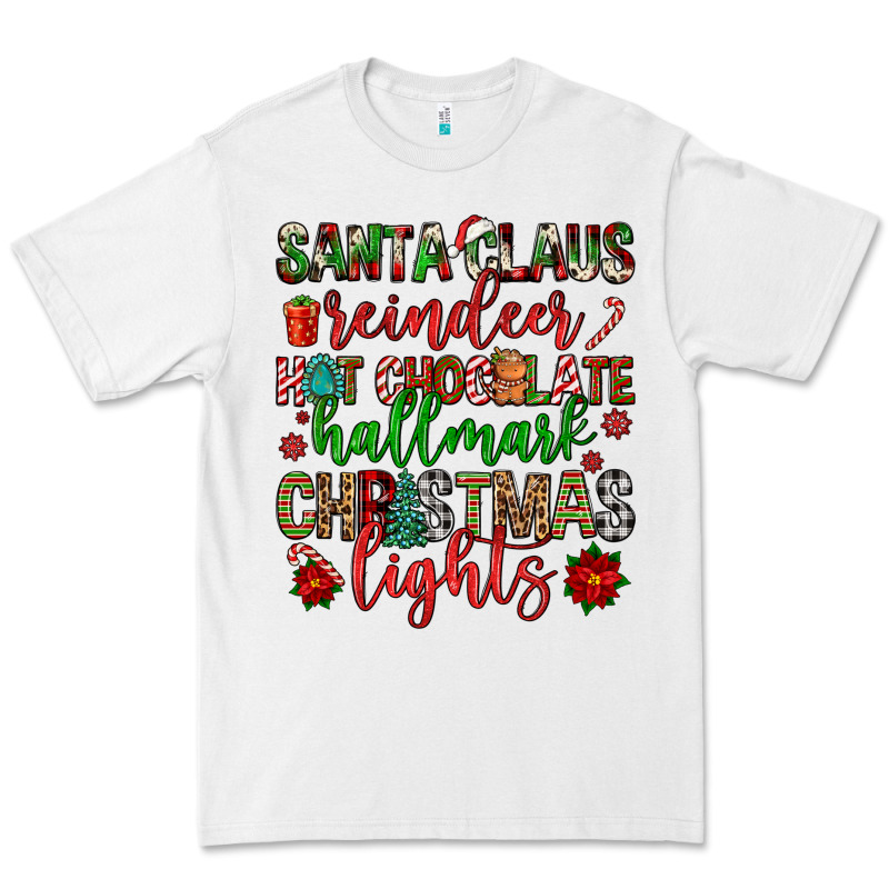 Santa Claus Reindeer Hallmark Hot Chocolate Christ Premium Tee by FaDigitalArtStudio | Teevron