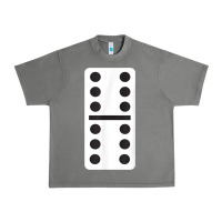 Tornado double six dominoes tshirt halloween costume 6 6 domino game t shirt Urban Heavy Tee - baoMotion