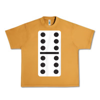 Peanut Butter double six dominoes tshirt halloween costume 6 6 domino game t shirt Urban Heavy Tee - baoMotion