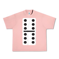 Salmon double six dominoes tshirt halloween costume 6 6 domino game t shirt Urban Heavy Tee - baoMotion