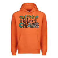 Carrot western caffeine before chaos Premium Hoodie - BarkalooDesign