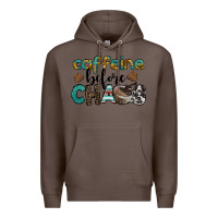 Coffee western caffeine before chaos Premium Hoodie - BarkalooDesign