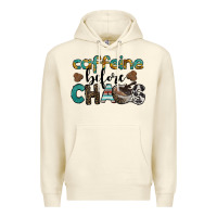 Sandshell western caffeine before chaos Premium Hoodie - BarkalooDesign