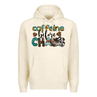 Tofu western caffeine before chaos Premium Hoodie - BarkalooDesign