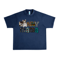Navy Bunny mama Urban Heavy Tee - CowhideDigitalArt