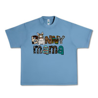 Pebble Blue Bunny mama Urban Heavy Tee - CowhideDigitalArt