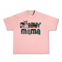 Salmon Bunny mama Urban Heavy Tee - CowhideDigitalArt