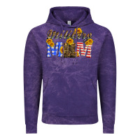 Cloud Purple military mom with soldier boots Vintage Hoodie - Artiststas