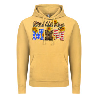 Vintage Mustard military mom with soldier boots Vintage Hoodie - Artiststas