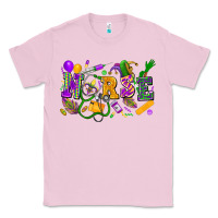 Bubblegum Pink Nurse Mardi Gras Classic Tee - FaDigitalArtStudio