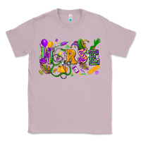 Lilac Nurse Mardi Gras Classic Tee - FaDigitalArtStudio