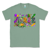 Sage Nurse Mardi Gras Classic Tee - FaDigitalArtStudio