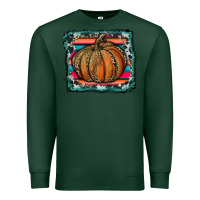 Sports Green leopard pumpkin with serape background Premium Sweatshirt - RanaPortraitStore