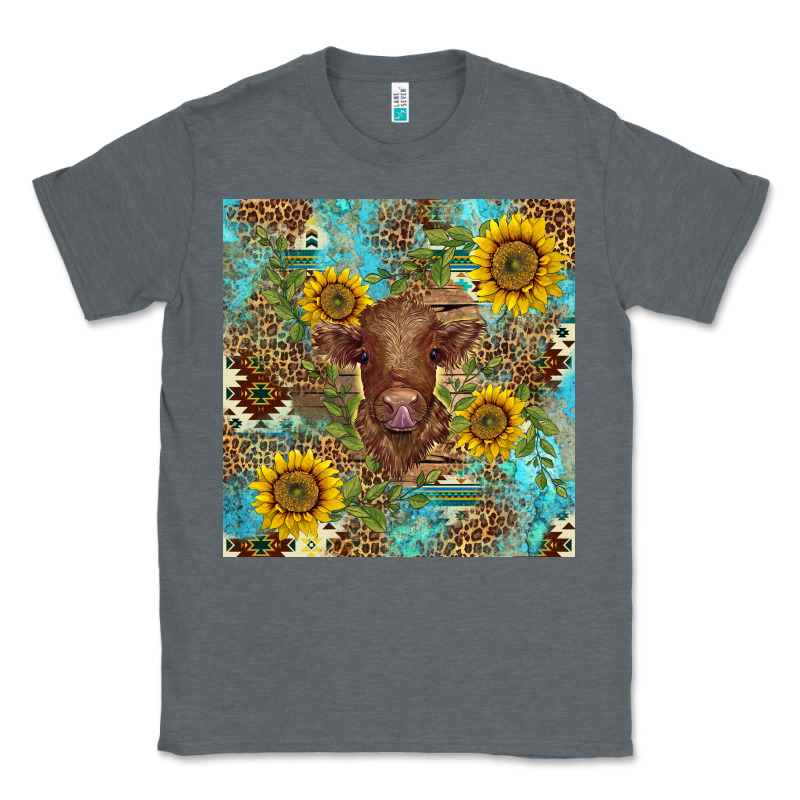 Western Highland Cow Classic Tee by BarkalooDesign | Teevron