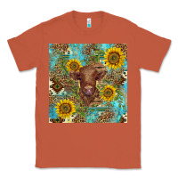 Copper western highland cow Classic Tee - BarkalooDesign