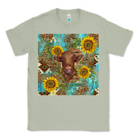 Matcha western highland cow Classic Tee - BarkalooDesign