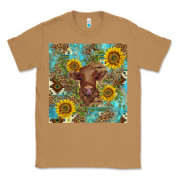 Toasted Coconut western highland cow Classic Tee - BarkalooDesign