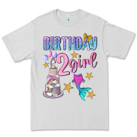Dove Grey birthday girl 2 Premium Tee - BundleAndBundleShop