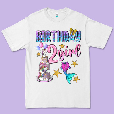 Birthday Girl 2 Premium Tee Designed By Bundleandbundleshop