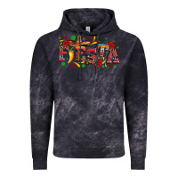 Cloud Black fieasta with sombrero rose and pepper Vintage Hoodie - Artiststas