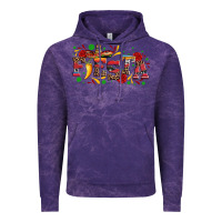 Cloud Purple fieasta with sombrero rose and pepper Vintage Hoodie - Artiststas