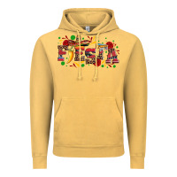 Vintage Mustard fieasta with sombrero rose and pepper Vintage Hoodie - Artiststas