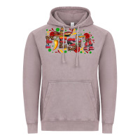 Vintage Zinc fieasta with sombrero rose and pepper Vintage Hoodie - Artiststas