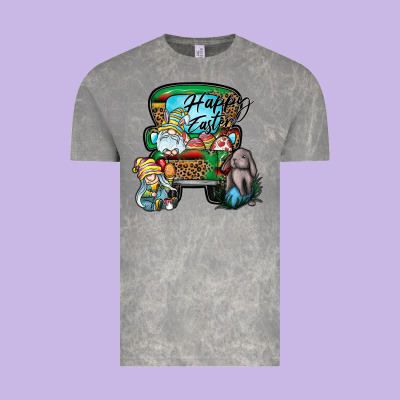 Happy Easter Vintage Tee Designed By Cowhidedigitalart