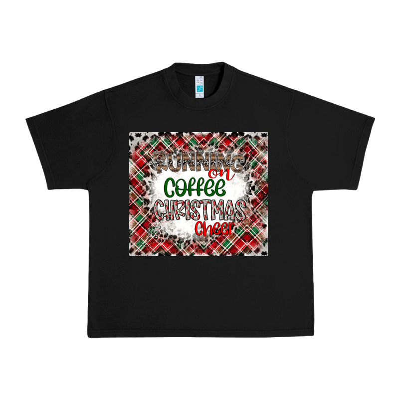 Running On Coffee And Christmas Urban Heavy Tee by CowhideDigitalArt | Teevron