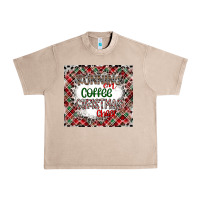 French Oak Running on Coffee And Christmas Urban Heavy Tee - CowhideDigitalArt