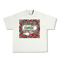 Pistachio Running on Coffee And Christmas Urban Heavy Tee - CowhideDigitalArt