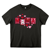 Asphalt Mother's Day mama hearts Heavy Core Tee - FaDigitalArtStudio