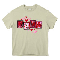 Mossy Mother's Day mama hearts Heavy Core Tee - FaDigitalArtStudio