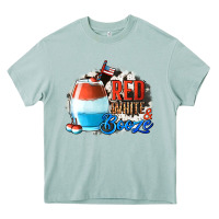Arona Red White  Booze With Cowhide Background Heavy Core Tee - Jasminsmagicworld