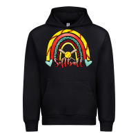 Black Softball Rainbow Urban Hoodie - RanaPortraitStore
