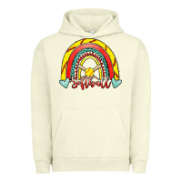 Pigment Pistachio Softball Rainbow Urban Hoodie - RanaPortraitStore