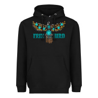 Black turquoise freebird Heavyweight Hoodie - RanaPortraitStore