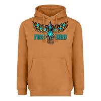 Meerkat turquoise freebird Heavyweight Hoodie - RanaPortraitStore