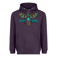 Plum turquoise freebird Heavyweight Hoodie - RanaPortraitStore