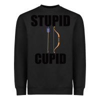 Black Stupid Cupid Heavyweight Sweatshirt - Bettercallsaul