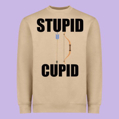 Stupid Cupid Heavyweight Sweatshirt Designed By Bettercallsaul