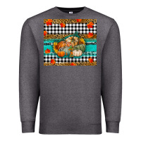 Charcoal Heather pumpkins Premium Sweatshirt - RanaPortraitStore