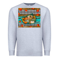 Heather Grey pumpkins Premium Sweatshirt - RanaPortraitStore
