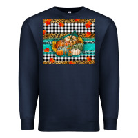 Navy pumpkins Premium Sweatshirt - RanaPortraitStore